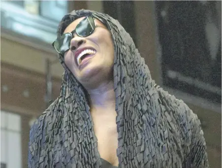  ??  ?? Grace Jones may have hit 70, but she has no thoughts of retirement and is still chasing her creative ambitions.