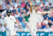  ?? GETTY ?? James Anderson (right) is yet to dismiss Kohli in this series.