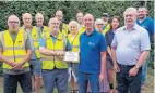 ?? PHOTO: CRT ?? Volunteers from IWA West Country branch with their Canal & River Trust award.