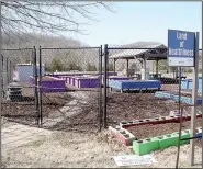  ?? (Special to NWA Democrat-Gazette/Lynn Atkins) ?? The raised beds at the Community Garden behind Mercy Bella Vista have been repaired and filled with soil for the coming season.