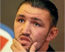  ?? PHOTO: ?? Time running out on Hughie Fury to sign fight contract with Parker.