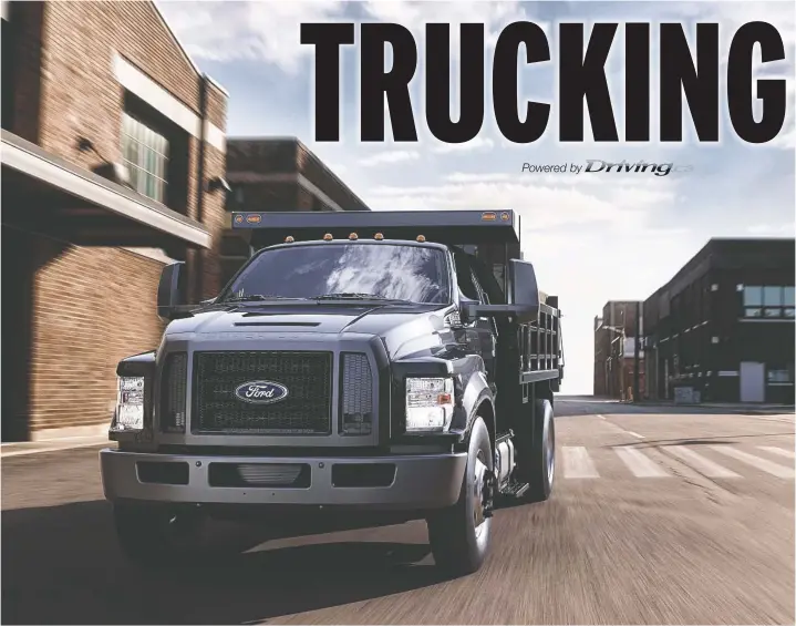  ??  ?? The demand for work trucks remains strong with Ford selling more of them in 2019 than in any year since 1997. Sales were up 37 per cent from the previous year.