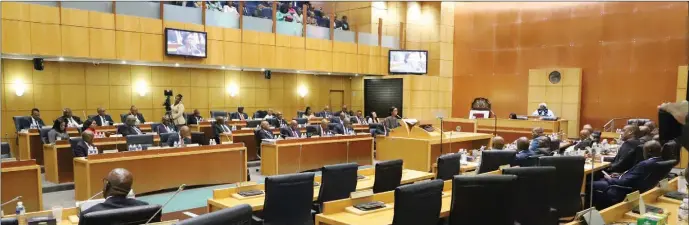  ?? PIC: MORERI SEJAKGOMO ?? Botswana Parliament will soon debate the Constituti­on amendment Bill