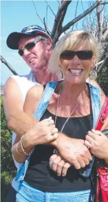  ?? Main picture: AAP IMAGE ?? Edward Kenneth Lord is taken from the Southport Watchhouse in March 2017 to be extradited to NSW over the death of his wife Michele (right) after the car they were travelling in crashed into the Tweed River in October 2015. He was charged with murder before later pleading guilty to manslaught­er.