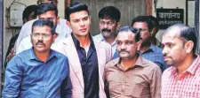  ?? ?? Sahil khan at the Metropolit­an Magistrate Court in Shindewadi in Mumbai on Sunday.