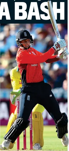  ?? GETTY ?? Master blaster: Root wants to prove his T20 credential­s