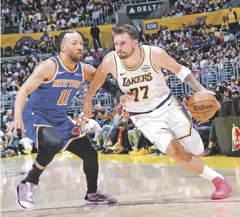 Doncic anota 35 y los Lakers vencen Knicks - PressReader