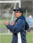  ??  ?? Lacrosse coach Dean Forman is taking the sport into prinmary and intermedia­te schools.