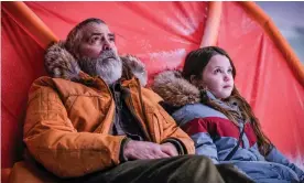  ?? Photograph: Netflix ?? Starry, starry night? Director and lead George Clooney with Caoilinn Springall in The Midnight Sky.