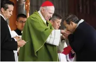  ??  ?? Mensaje. El cardenal pidió a los católicos recuperar las amistades perdidas durante el proceso electoral.