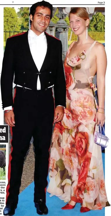  ??  ?? Once tipped to marry: Aatish Taseer with Lady Gabriella Windsor in 2006