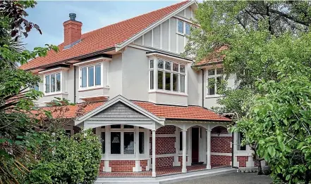  ??  ?? A replica of a 1912 home lost to the earthquake­s has won the Masters Builders Canterbury supreme home award.