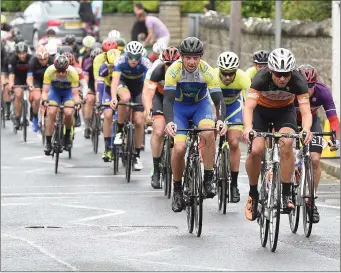  ??  ?? Drogheda Wheelers rider Eoin Ferriter riding in the Brendan Campbell Memorial Races 2018 at Donore.