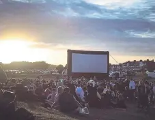  ?? ?? An outdoor cinema will be heading to Portsmouth this summer