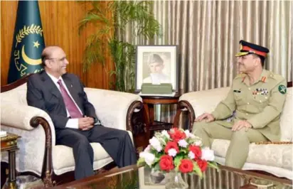  ?? ?? Islamabad: Army Chief General Syed Asim Munir is meeting President Asif Ali Zardari.