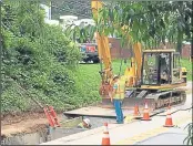  ?? MEDIANEWS GROUP FILE PHOTO ?? In this file photo, Sunoco Pipeline crews work at the Mariner East 2 pipeline constructi­on site in front of the valve station on Boot Road in West Goshen.