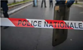  ?? Photograph: Kiran Ridley/Getty Images ?? The trunk was left in the inside courtyard of the apartment block where the girl lived and where her parents were the caretakers in the 19th arrondisse­ment in north-east Paris.