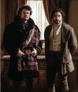  ?? BELL MEDIA ?? Michael Patric, left, and Allan Hawco play brothers Malcolm and Douglas Brown on “Frontier.”