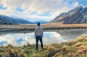  ??  ?? An says while he enjoyed the South Island backdrop while shooting the weather wasn’t always so beautiful.