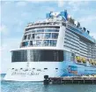  ??  ?? Royal Caribbean have expressed an interest in a Gold Coast port.