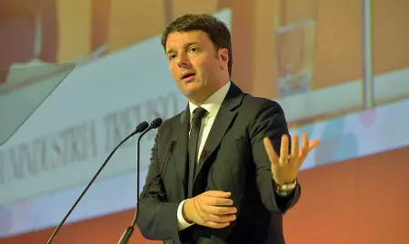  ??  ?? A Treviso Il premier Matteo Renzi all’assemblea di Unindustri­a il 9 ottobre 2015: il feeling con gli imprendito­ri trevigiani continua