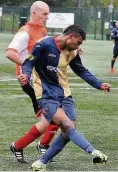  ??  ?? Deadly Victoria nets against Vale in the last round the Scottish Cup