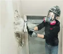  ?? ALEX SCHULDTZ/THE HOLMES GROUP ?? A dumping complaint has led to higher tariffs on drywall imported from the United States, creating headaches for some contractor­s in Western Canada.