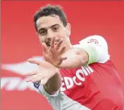  ?? (Photo Sébastien Botella) ?? Encore une fois, l’AS Monaco doit une fière chandelle à Wissam Ben Yedder.