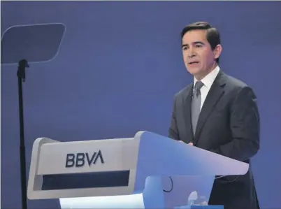  ?? MARIELI OVIEDO ?? El presidente de BBVA, Carlos Torres.