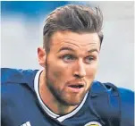  ??  ?? Stephen O’Donnell: Hopeful of more Scotland caps despite tough tests against Israel and Portugal.