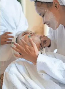  ?? | Pexels ?? A MOTHER and daughter enjoying facials together.