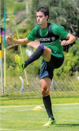  ?? FOTO ?? El zaguero central Felipe Aguilar, quien viene siendo figura con el verde, estaría hoy como titular.