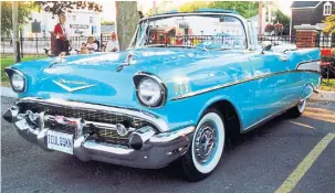  ?? TORONTO STAR FILE ?? Although Ford managed to sell more cars in 1957, the '57 Chevy is considered the icon of the era.