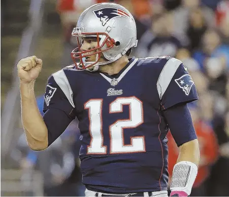  ?? AP FILE PHOTO ?? NO. 1 CONTENDER: Quarterbac­k Tom Brady gives the Patriots a weapon no other team in the league can rival.