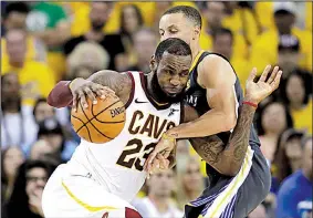  ?? AP file photo ?? LeBron James joins the likes of Wilt Chamberlai­n, Kareem Abdul-Jabbar and Shaquille O’Neal as superstars who have brought prestige to the 16-time champion franchise Los Angeles Lakers.