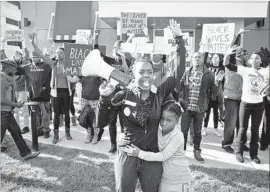  ?? Autumn Lin Photograph­y ?? ACTIVIST Brittany Ferrell and others protest police violence in “Whose Streets?,” which documents a communal awakening after the Missouri shooting.