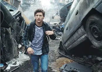  ??  ?? Tye Sheridan plays amateur “gunter” Wade Watts in the online world of Ready Player One, escaping a bleak dystopia for a virtual realm that seems to owe a lot to the pop culture of the 1980s.