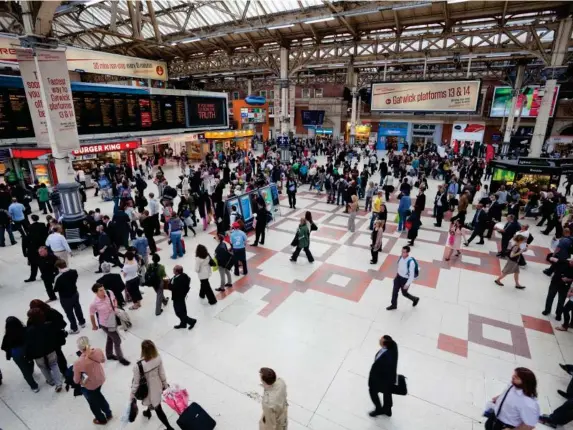  ??  ?? Victoria is the second busiest railway station in London and the UK (Getty)