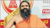  ?? MINT/FILE ?? The Baba Ramdevfoun­ded Patanjali finished FY 201617 with a revenue of over ₹10,000 crore