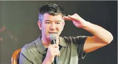  ?? — AFP photo ?? Kalanick has steered Uber to a valuation in the tens of billions of dollars with operations worldwide.