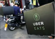  ?? PROVIDED TO CHINA DAILY ?? UberEATS has lined up ‘delivery agents’ to have food delivered to customers’ homes at short notice.