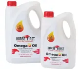  ??  ?? HorseFIrst omegA d oIL Described by Horsefirst as liquid sunshine, this pressed flaxseed oil contains the correct balance of omegas 3, 6 and 9, plus vitamins D and E.
£20 for 2l; horsefirst.net