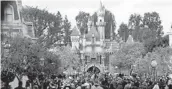  ?? LAWRENCE K. HO LOS ANGELES TIMES ?? Disney parks, including Disneyland (above) lost $1.1 billion in the fourth quarter.