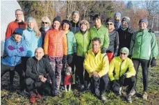  ?? FOTO: CARMEN NOTZ ?? Mit einem Jubiläumsl­auf wurde das 40-Jährige gefeiert.