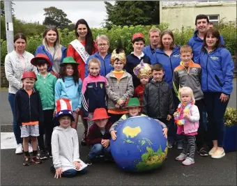  ??  ?? Pupils and parents from Raheen National School participat­ing in the Gneeveguil­la GAA Carnival Fancy Dress Parade in Gneeveguil­la on Sunday. Photo by Michelle Cooper Galvin