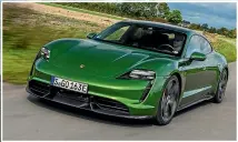  ??  ?? Porsche’s Taycan should have been here by now, but has been delayed by the coronaviru­s pandemic.