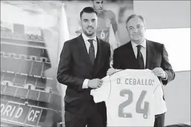  ??  ?? Dani Ceballos heeft rugnummer 24 gekregen bij Real Madrid. (Foto: De Telegraaf)