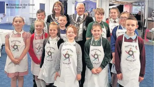  ??  ?? Children in the Great Halton Bake Off