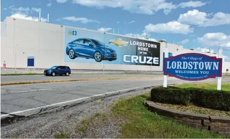  ?? Fotos: Karl Doemens ?? Einst der ganze Stolz der Gemeinde Lordstown: das General-Motors-Werk, wo das Modell Cruze gefertigt wurde. Heute ist es geschlosse­n.