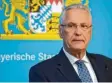  ?? Foto: dpa ?? Innenminis­ter Joachim Herrmann zieht eine positive Bilanz.